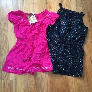 Adorable NWOT 2 girls rompers size 14 1 from GAP
